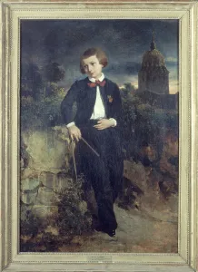 Canvasmaterial Prints: Portrait of François Coppée (1842-1908)