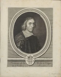 Portrait of Francois de La Mothe le Vayer (1588-1672), ca. 1695. Artist: Lubin, Jacques (1637-?)