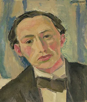 Barraud Prints: Portrait of François Laya (1890-1957), c1917-1920. Creator: Barraud, Maurice (1889-1954)
