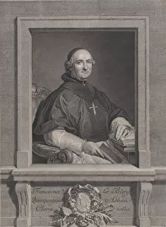 Abbot Collection: Portrait of Francois Le Bloy, 1760-92. 1760-92. Creator: Nicolas de Launay