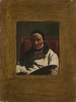 Portrait of Francois-Marius Granet (1775-1849), 1846. Creator: Cogniet, Leon (1794-1880)