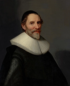 Skullcap Prints: Portrait of Francois van Aerssen (1572-1641). Creator: Michiel van Mierevelt