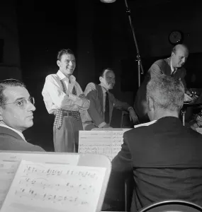 Sinatra Frank Prints: Portrait of Frank Sinatra and Axel Stordahl
