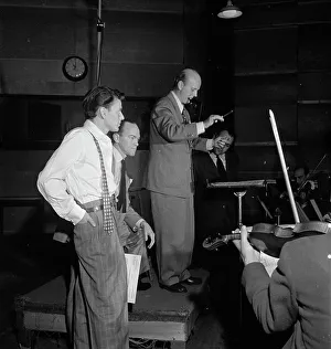 Conducting Prints: Portrait of Frank Sinatra and Axel Stordahl