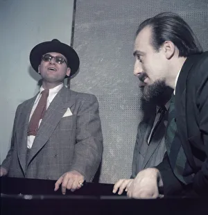 Film Transparency Prints: Portrait of Frankie Laine and Mitch Miller