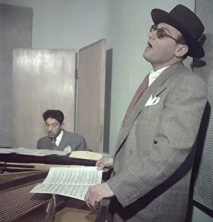 Film Transparency Prints: Portrait of Frankie Laine, New York, N.Y. 1946. Creator: William Paul Gottlieb