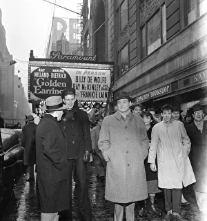 Times Square Prints: Portrait of Frankie Laine, Paramount Theater