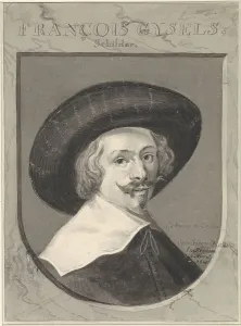 Draftsman Prints: Portrait of Frans Gijsels, 1776. Creators: Frans Gijsels, Gerard van Nijmegen
