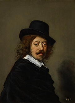 Hals Prints: Portrait of Frans Hals, about 1650. Creator: Frans Hals