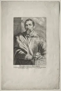 Portrait of Frans Snyders. Creator: Anthony van Dyck (Flemish, 1599-1641); Jacobus Neeffs (Flemish