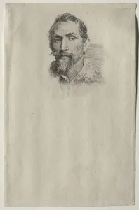 Anthony Van Dyck Flemish Prints: Portrait of Frans Snyders. Creator: Anthony van Dyck (Flemish, 1599-1641)