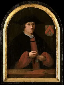 Beret Prints: Portrait of Frans van Schoterbosch (c.1484-?), c.1620. Creator: Jan Verspronck