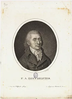 E Tvs Lor Nd Tudom Nyegyetem Prints: Portrait of Franz Anton Hoffmeister (1754-1812), 1795
