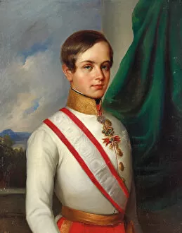 Franz Joseph I Of Austria Gallery: Portrait of Franz Joseph I of Austria, 1849