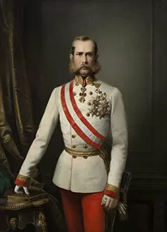 Franz Joseph I Of Austria Gallery: Portrait of Franz Joseph I of Austria, 1862