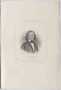 Portrait of Franz Liszt (1811-1886), 1856. Creator: Kriehuber, Josef (1800-1876)