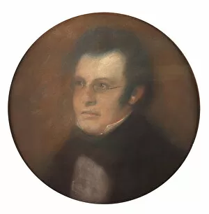 Pastel On Paper Gallery: Portrait of Franz Schubert (1797-1828), c. 1900. Creator: Anonymous