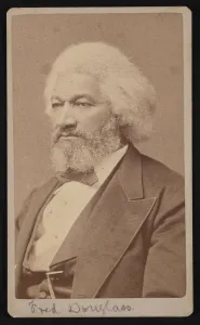 Writers Prints: Portrait of Frederick Douglass (1817?-1895), 1878. Creator: Samuel Montague Fassett