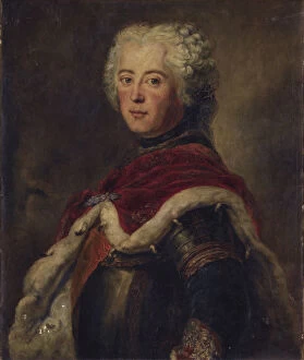 Antoine 1683 1757 Gallery: Portrait of Frederick II of Prussia (1712?1786). Artist: Pesne, Antoine (1683-1757)