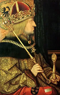 Frederick Iii Collection: Portrait of Frederick III (1415-1493), Holy Roman Emperor, Late 15th century