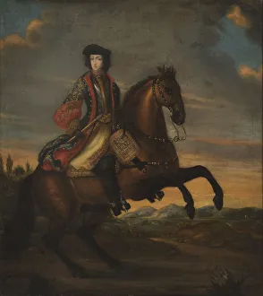 Frederick Iv Prints: Portrait of Frederick IV (1671-1702), Duke of Holstein-Gottorp on Horeback, 1689