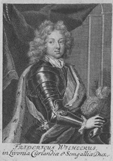 Bernigeroth Gallery: Portrait of Frederick William Kettler (1692-1711), Duke of Courland and Semigallia, c. 1710