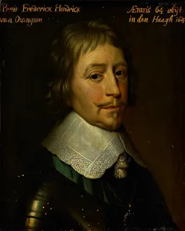 Gerard Honthorst Prints: Portrait of Frederik Hendrik (1584-1647)