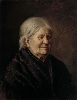 1872 Prints: Portrait of Fredrika Snygg (Tajta), 1872. Creator: Albert Edelfelt