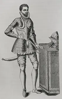 Portrait of the French Prince Francis of France, (1554-1584), Duke of Alencon (1877). Creator: Unknown