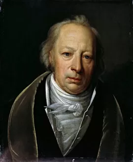 Wolff Gallery: Portrait of Friedrich August Wolf (1759-1824), 1823. Creator: Wolff, Johann Eduard (1786-1868)