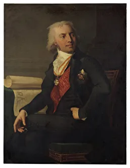 Portrait of Friedrich Karl Ludwig, Duke of Schleswig-Holstein-Sonderburg-Beck (1757-1816), 1798. Artist: Monnier, Jean Laurent (1743 / 46-1808)
