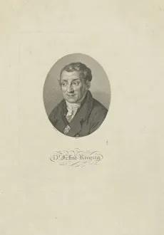 1826 Prints: Portrait of Friedrich Ludwig Kreysig (1770-1839), 1826. Creator: Bolt, Johann Friedrich
