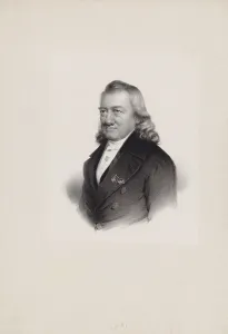 Schneider Prints: Portrait of Friedrich Schneider (1786-1853), 1852. Artist: Volkerling, Gustav (1805-1876)