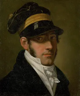 Johann Prints: Portrait of a friend, 1810-1815. Creator: Janos Rombauer