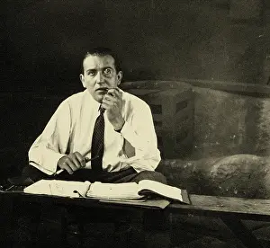 Lang Prints: Portrait of Fritz Lang, c1927. Creator: Harbou, Horst von (1879-1953)