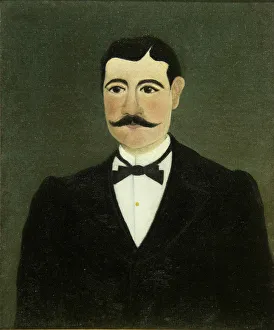 Primitivism Collection: Portrait of Frumence Biche in Civilian Clothers, ca 1891