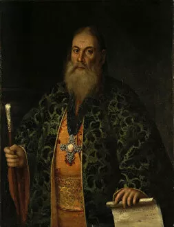 Alexei Petrovich 1716 1795 Gallery: Portrait of Fyodor Dubyansky, 1761. Artist: Antropov, Alexei Petrovich (1716-1795)