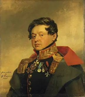 George Dawe Prints: Portrait of Fyodor I. Masolov (17671-1844), 1826. Creator: George Dawe