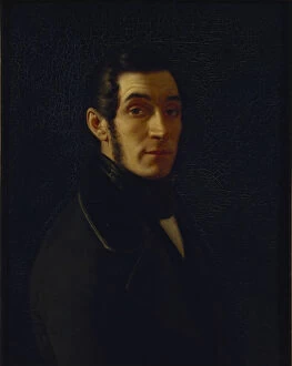 Images Dated 14th June 2013: Portrait of Fyodor Iwanowitsch Inozemtsev (1802?1869), 1844. Artist: Zakharov (Chechenets)