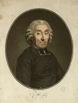 Alix Prints: Portrait of Gabriel Bonnot de Mably (1709-1785), c. 1790