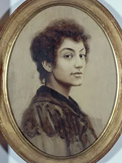 Portrait of Gabrielle Sand-Palazzi, c1886. Creator: Unknown