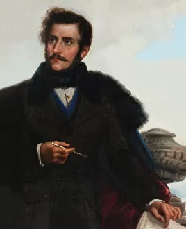 Donizetti Gallery: Portrait of Gaetano Donizetti (1797-1848)