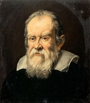 Portrait of Galileo Galilei. Artist: Boschi, Francesco (1619-1675) Portrait of Galileo Galilei. Artist: Boschi, Francesco (1619-1675)