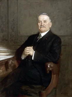 Portrait of Gaston Doumergue (1863-1937). Artist: Baschet, Marcel Andre (1862-1941) Portrait of Gaston Doumergue (1863-1937). Artist: Baschet, Marcel Andre (1862-1941)