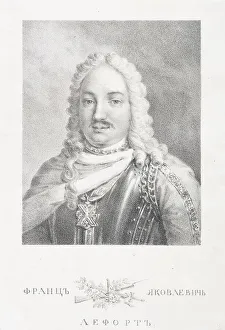 Alexei Gavrilovich 1780 1847 Prints: Portrait of general admiral Francois Lefort (1656-1699)