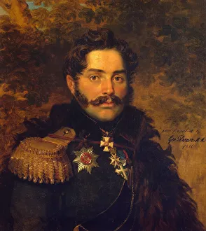 1826 Prints: Portrait of General Count Alexander Fyodorovich Shcherbatov (1773-1817), 1826