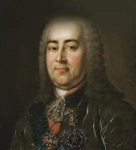 Chromolithography Prints: Portrait of General Count Alexander Ivanovich Rumyantsev (1680-1749)