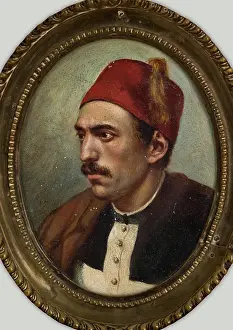 Zouaves Prints: Portrait of General Francois de Rochebrune, 1864. Creator: Antoni Kozakiewicz