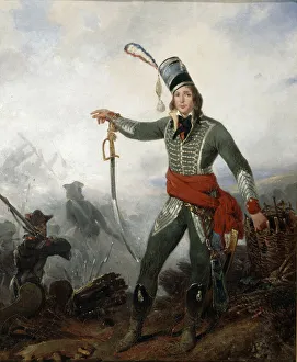1830 Prints: Portrait of General Francois Severin Marceau-Desgraviers (1769-1796), c. 1830