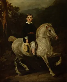 Straw Hat Prints: Portrait of General Hauke's Son